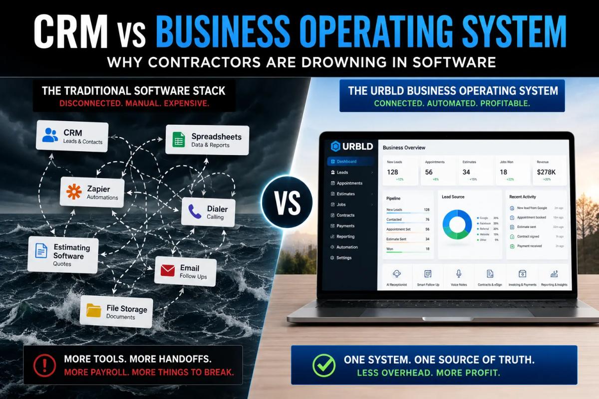 Best Roofing CRM Software in 2026: Why Most Contractors Need More Than a CRM