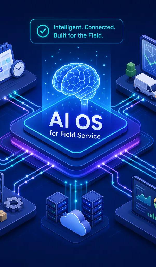 What is an AI operating system for field service?