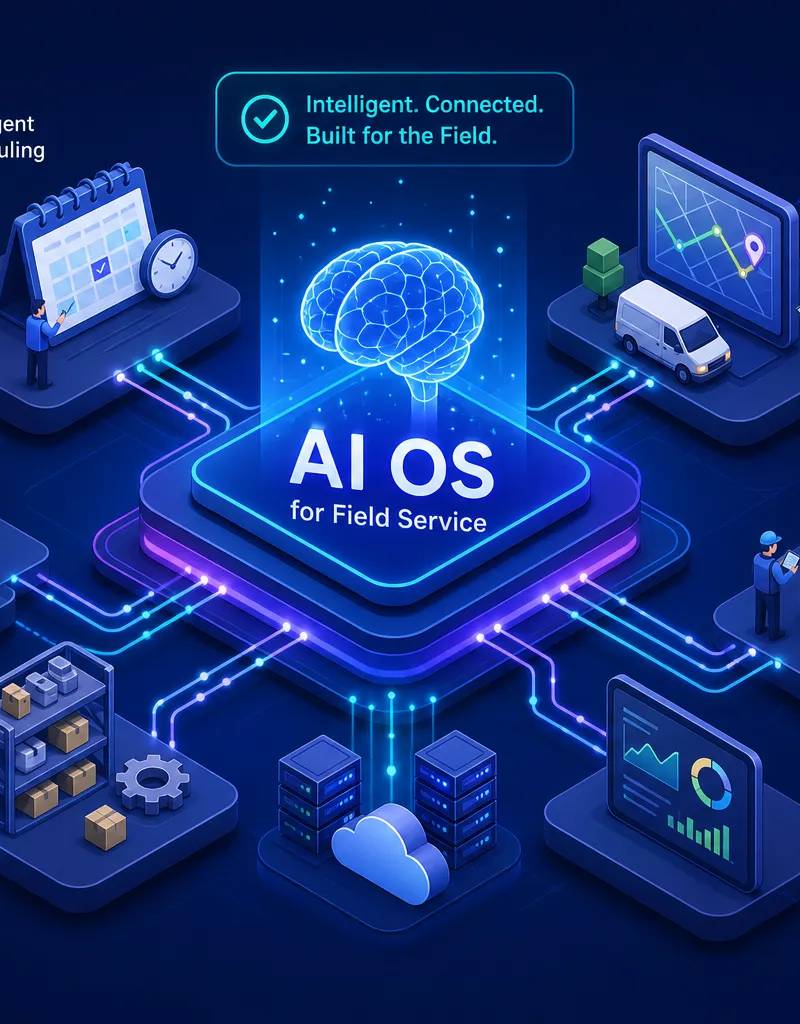 What is an AI operating system for field service?