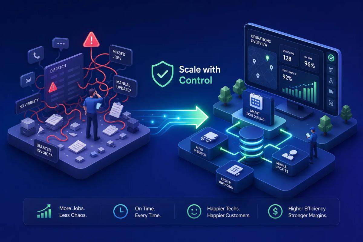 Grow Field Service Operations Without Growing the Chaos