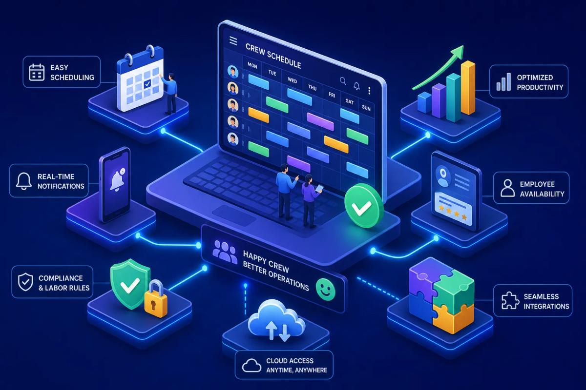 7 Must-Have Features in Crew Scheduling Software