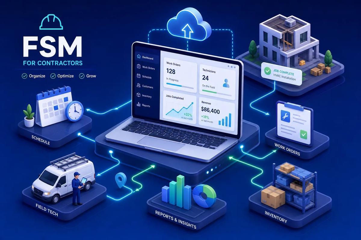 Top FSM Software for Contractors in 2026: 9 Best Picks