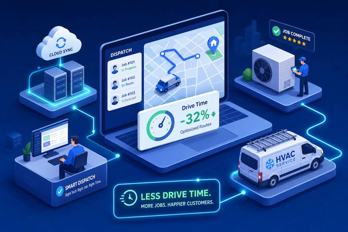 HVAC Dispatch Software: Top Picks to Cut Drive Time in 2026